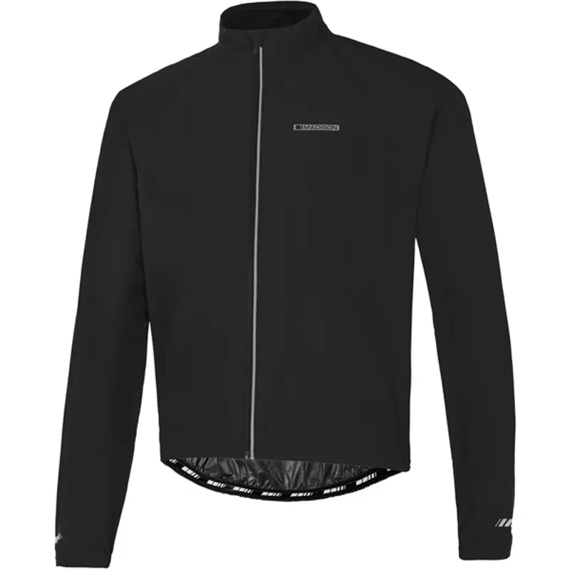 Peloton men's waterproof jacket black