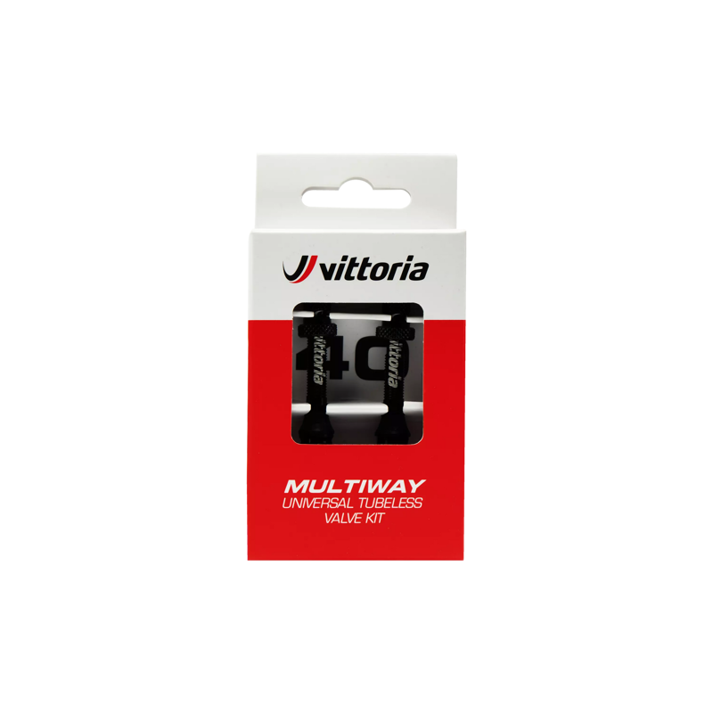 Vittoria Multiway tubeless valve alloy black 60mm (2 pcs)-1